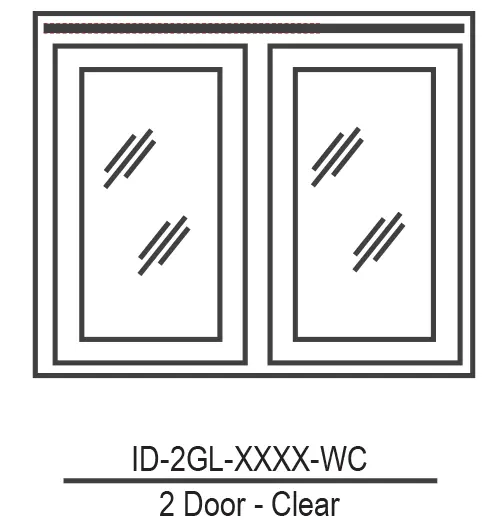 Framed Glass Door Wall Cabinet