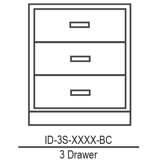 3 Drawer Base Cabinet