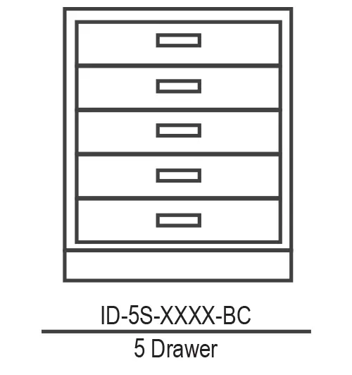 5 Drawer Base Cabinet