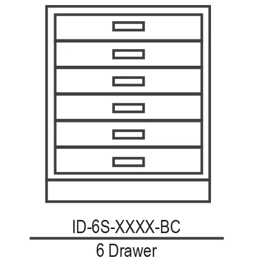 6 Drawer Base Cabinet