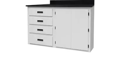 Metal-free polypropylene laboratory casework