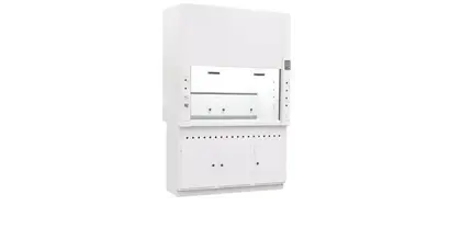 Metal-free polypropylene laboratory fume hood